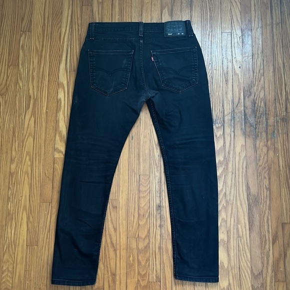 Levi’s 512™ SLIM TAPER FIT MEN'S JEANS BLACK 30/30 - Picture 2 of 5